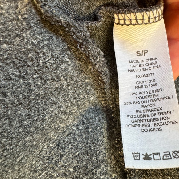 Dynamite-Small- Grey long-sleeved wrap sweater. - Picture 7 of 8